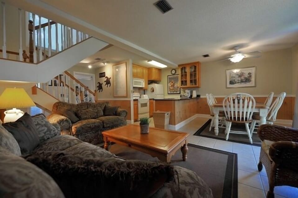 Downstairs den area