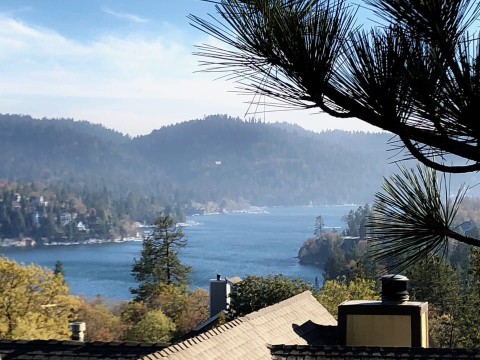 Lake view from the house