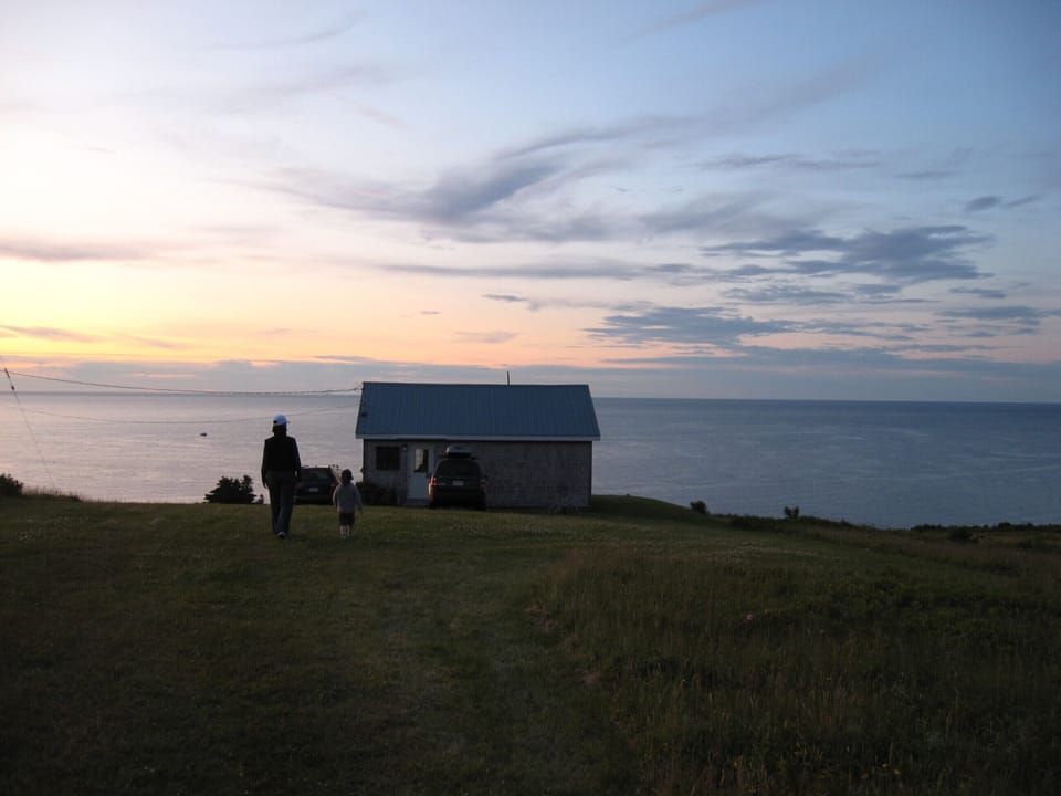 View of the cottage as you approach from the road.
