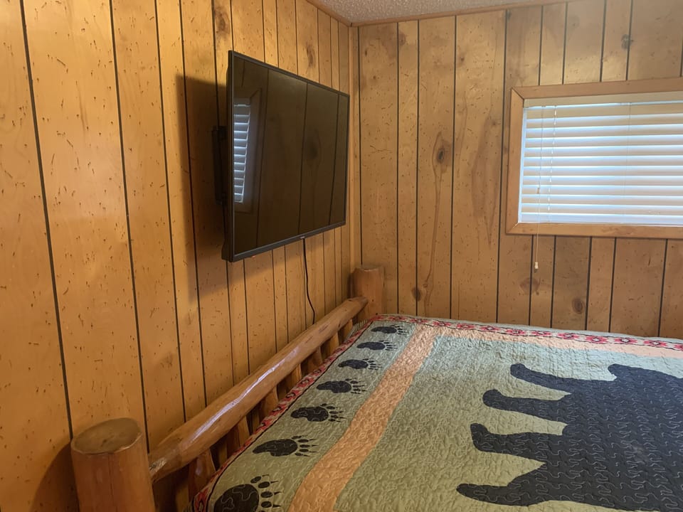 We have a TV in the bedroom with Netflix to relax to. 
