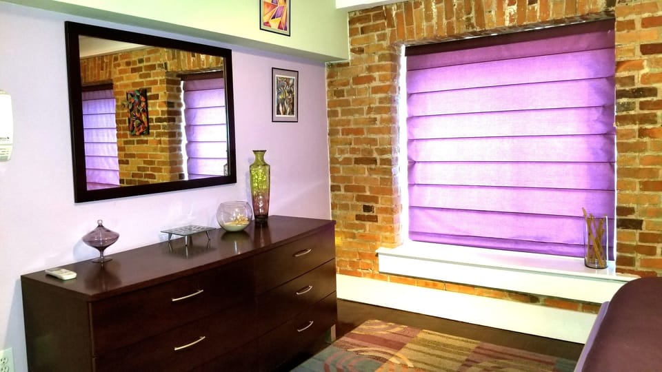 Full-size dresser for long term stays.