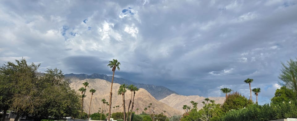 Desert storm skies from Waters Edge