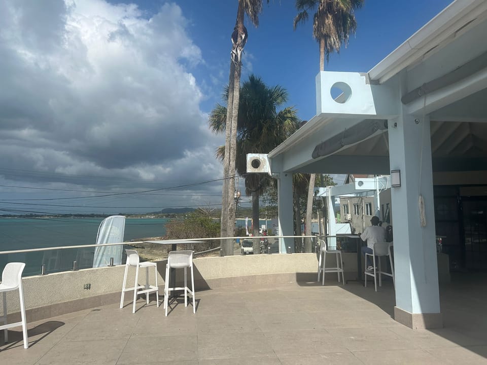 View from the restaurants. 