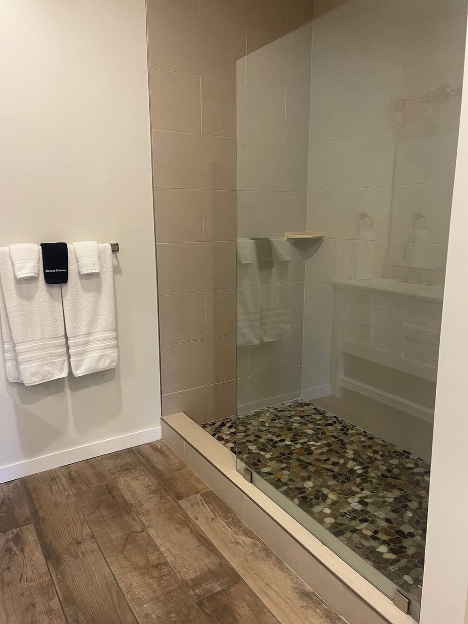 Master shower