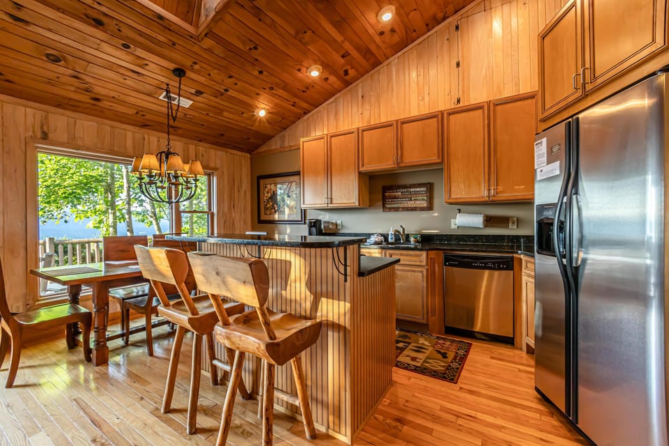 Open Kitchen is ideal for Cooking, Gathering, and Entertaining