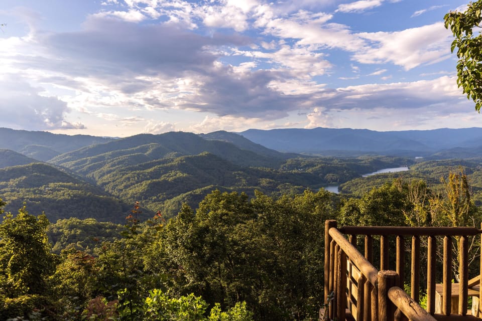 Views of the Smoky Mountains greet you from every room in the Cabin!
