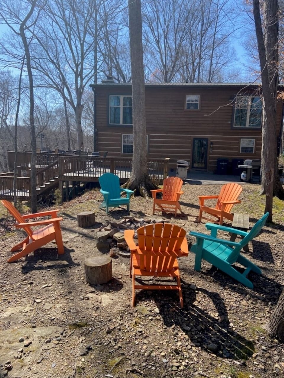  Out back Firepit  