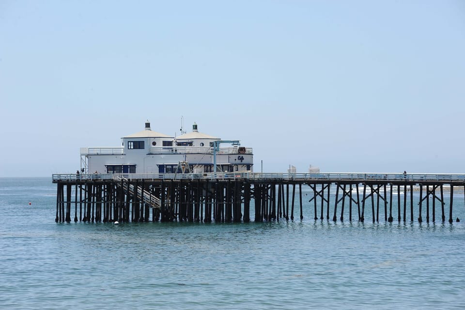 View of the famous Malibu Pier