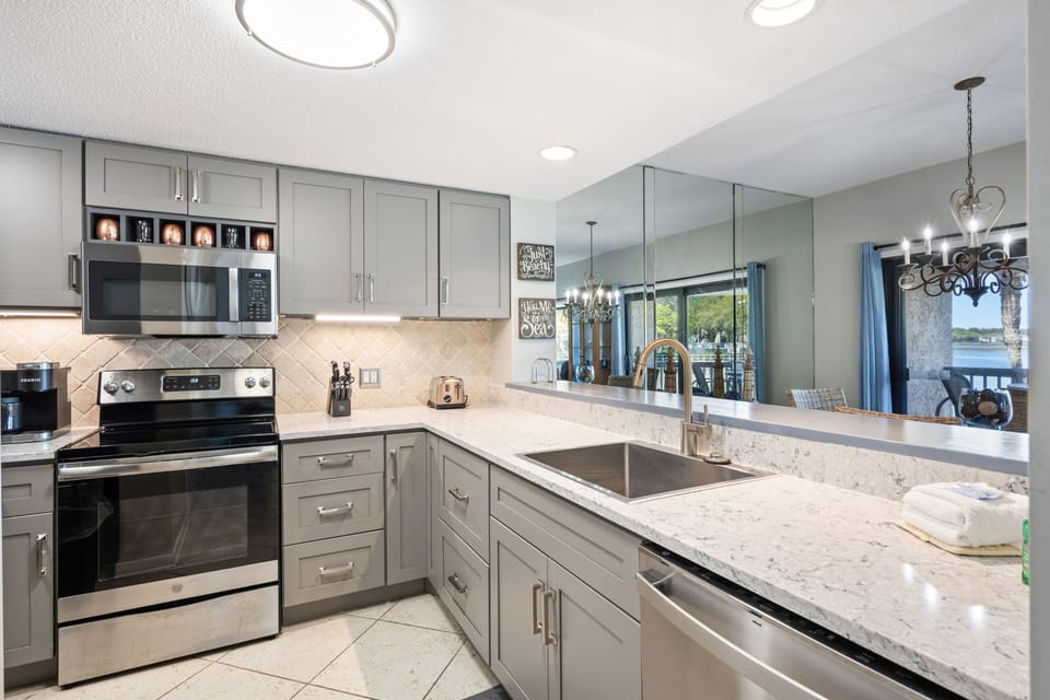 Beautiful quartz countertops