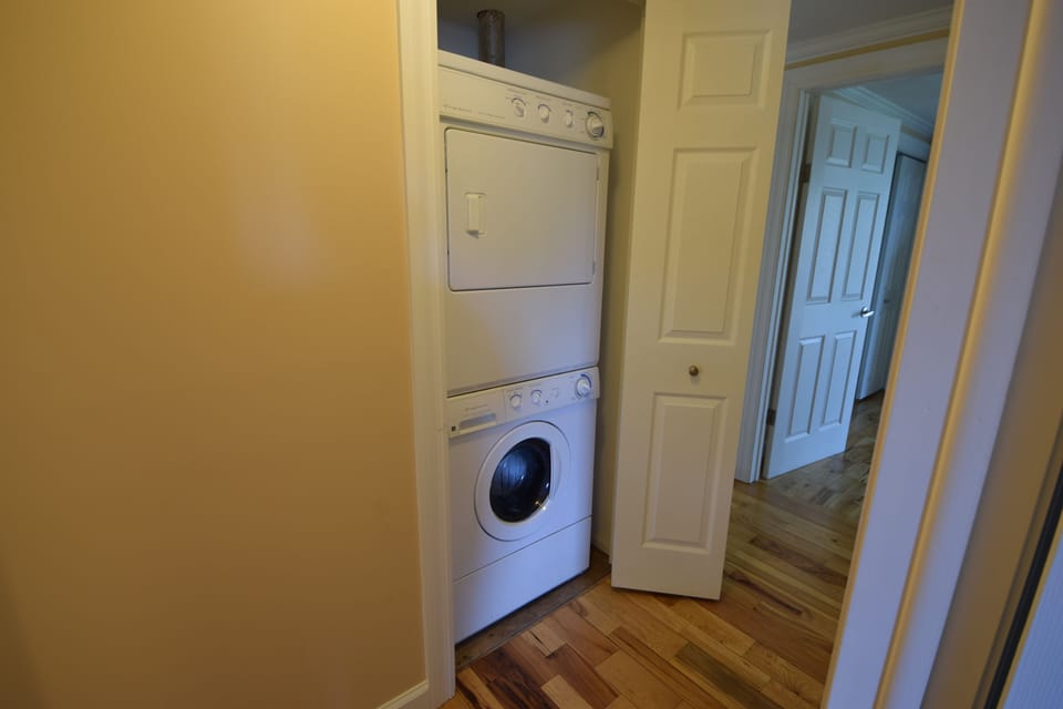 upstairs washer and dryer
