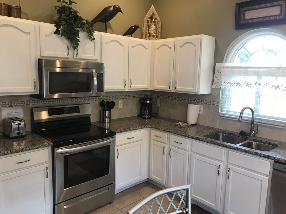 Granit countertop and Induction cooktop