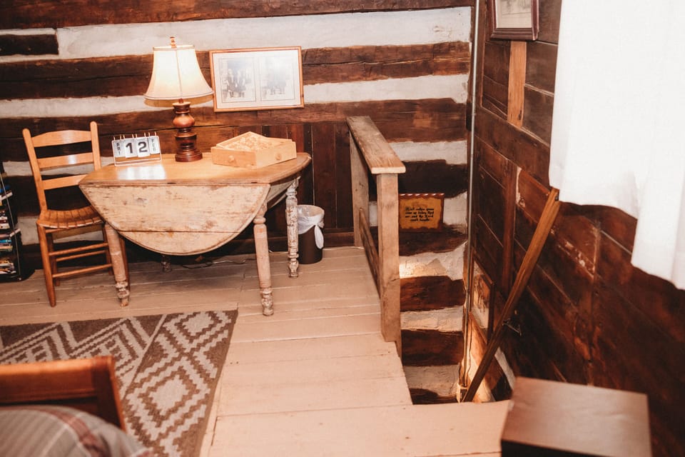 Corner and stairs, bedroom 2. 