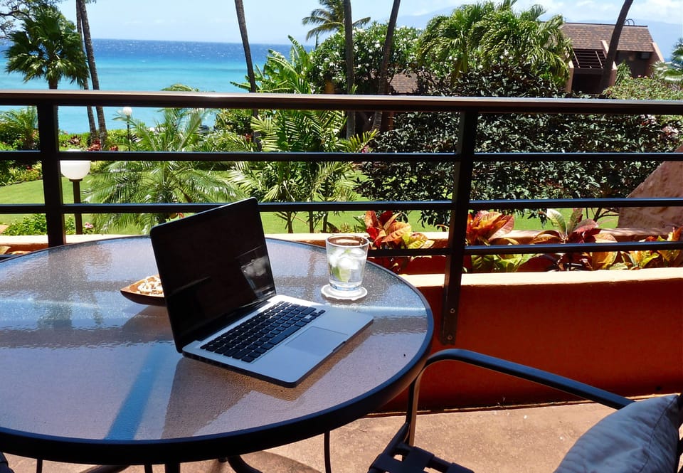 Your office has an oceanfront view
