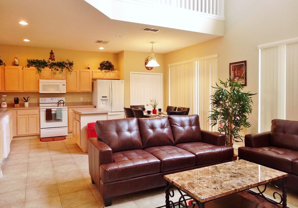 Family room and Kitchen 