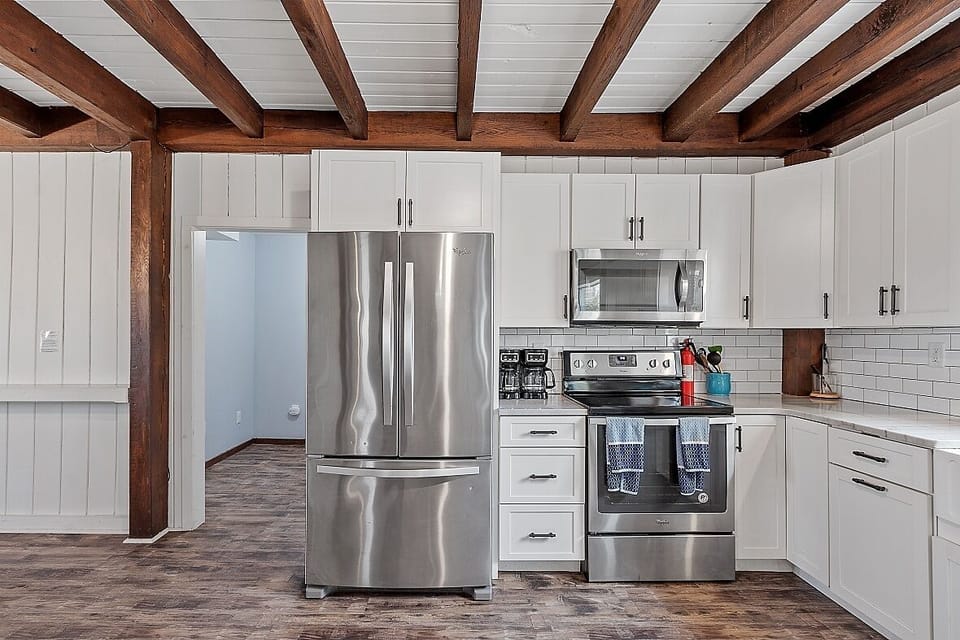 Stainless large refrigerator and freezer! 
