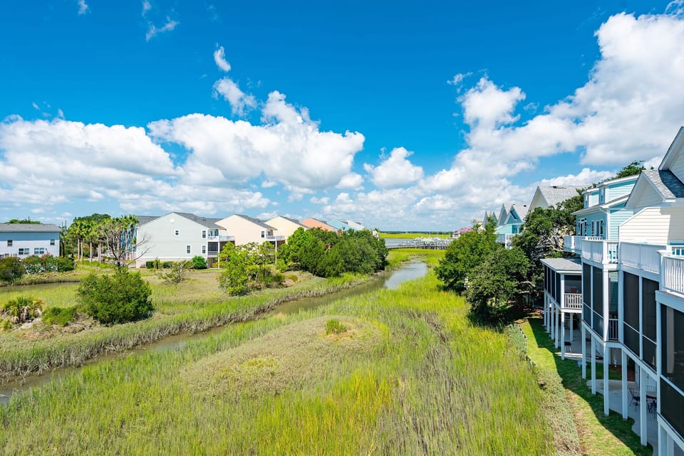 Beautiful marsh views.