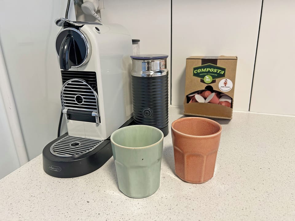 Nespresso pod coffee machine