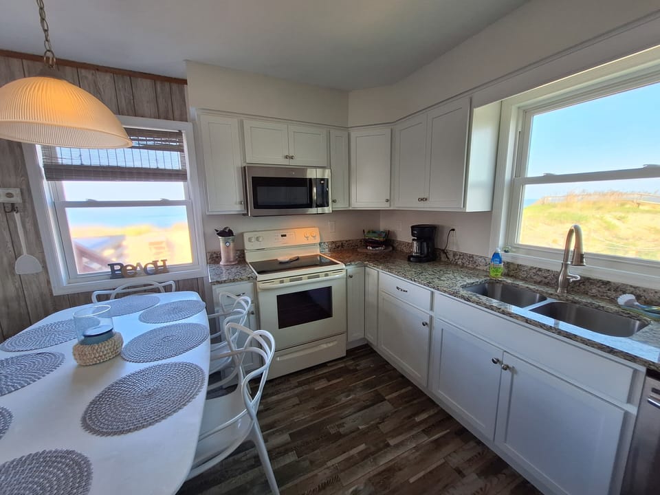 kitchen ocean views