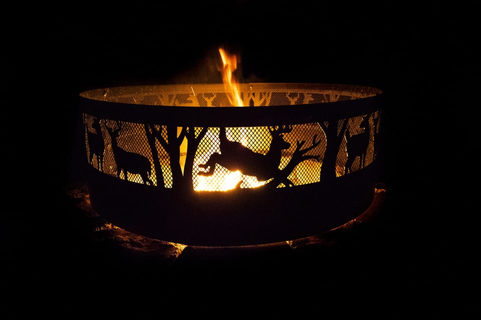 how about s'mores on a cool night making memories around fire pit watching stars