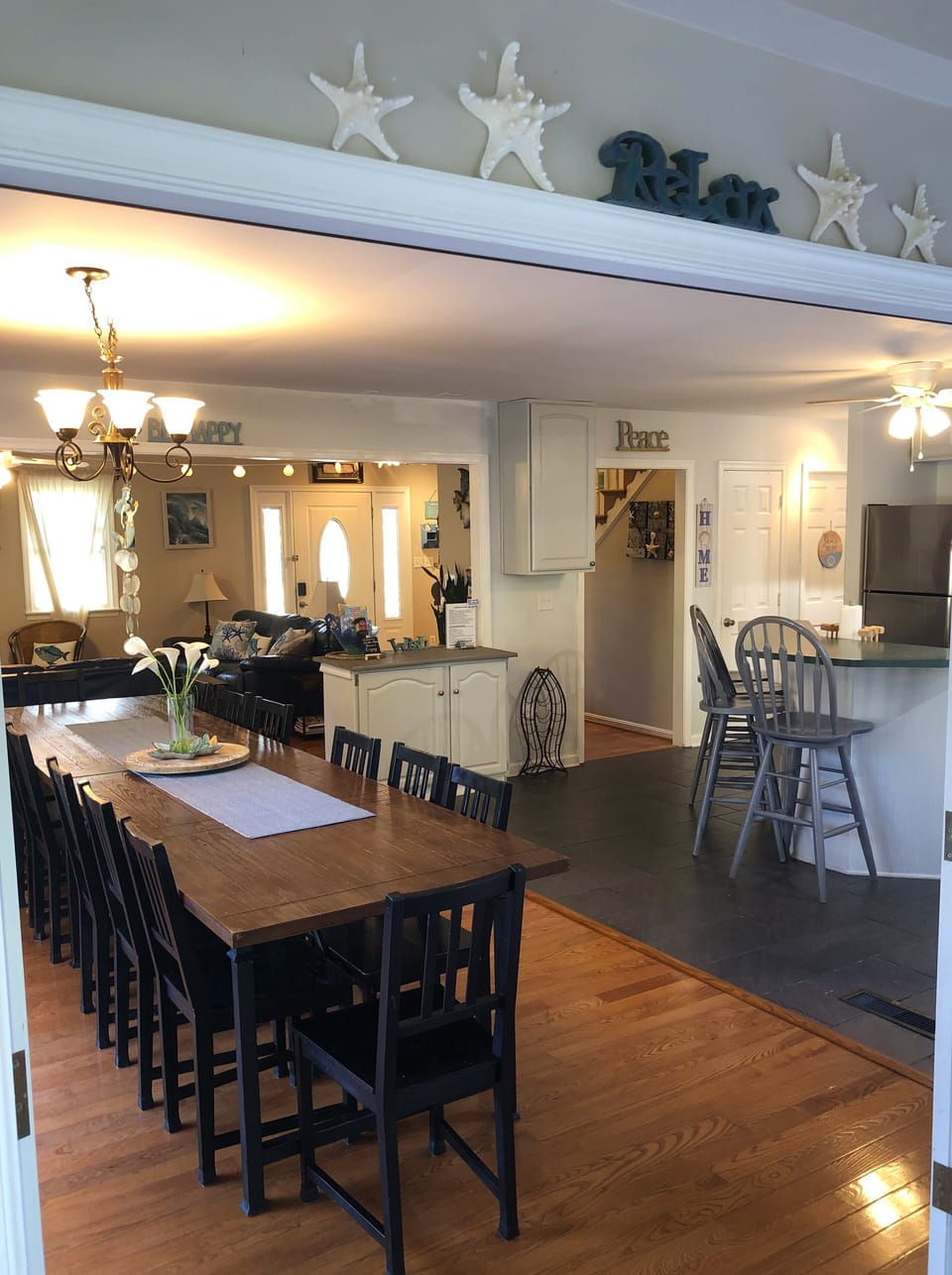 Large Open Dinning Area with Seating for Twenty Plus!