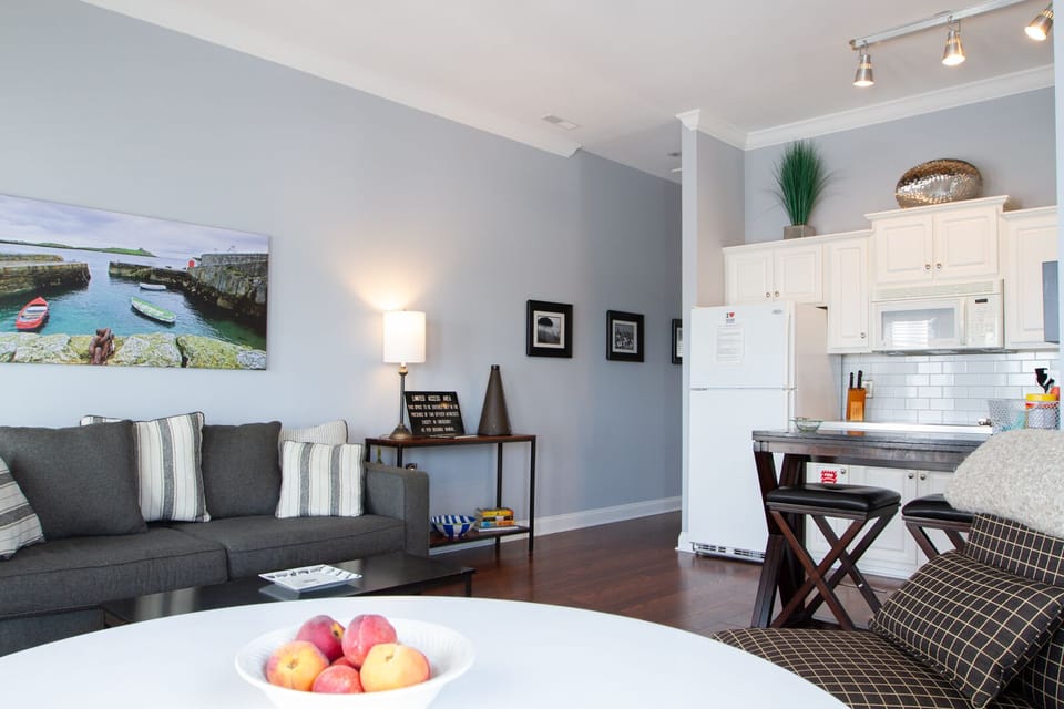 kitchen and main living area