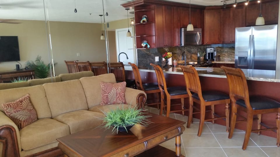 Living Room and Bar Area