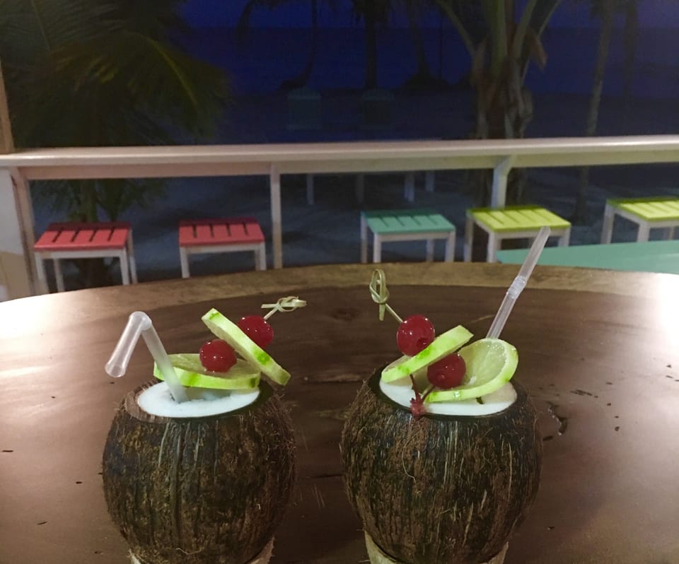 Welcome Cocktail - take your souvenir cup home to help ease post vacation blues~