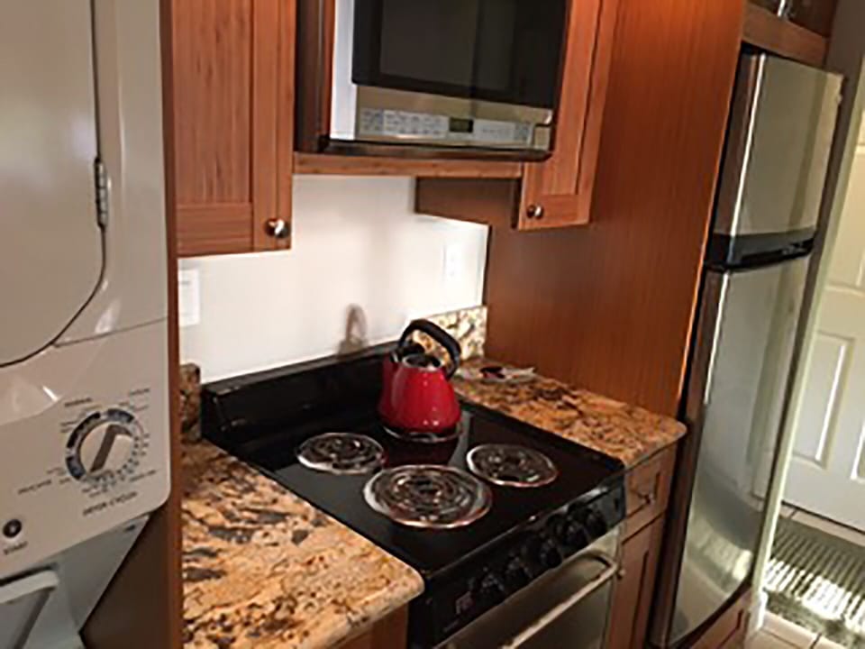 Electric Stove and Microwave No GAS appliances