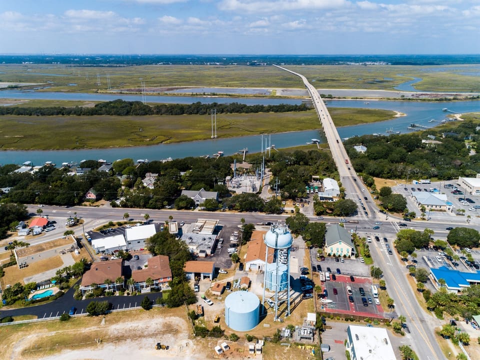 Close to the IOP Connector for easy on and off the island