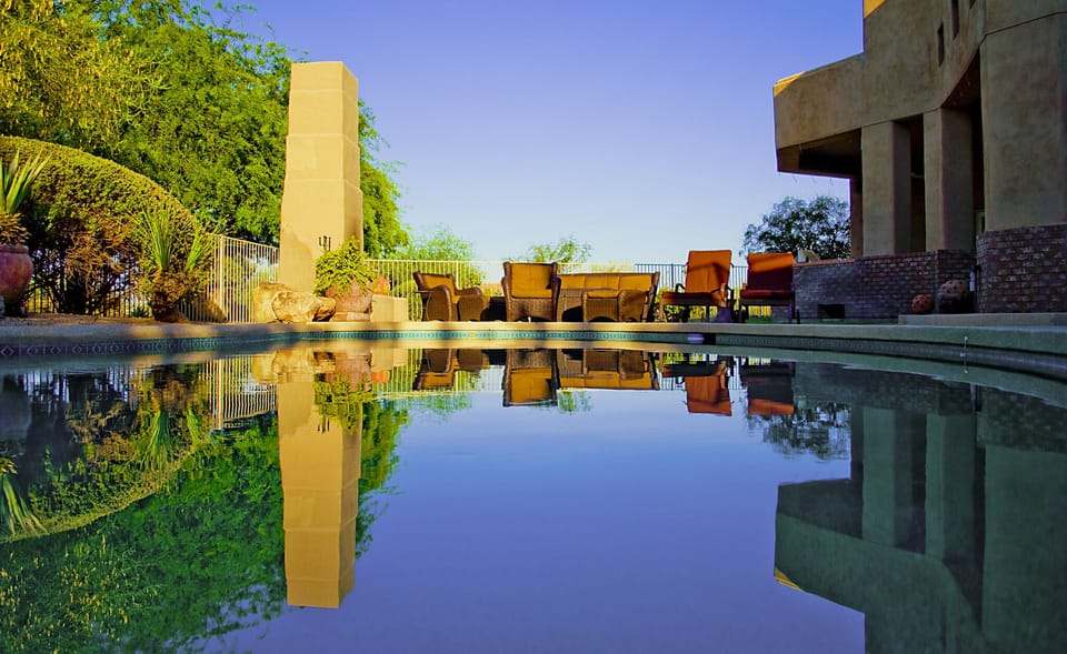 Perfect Desert Morning by our Pool
