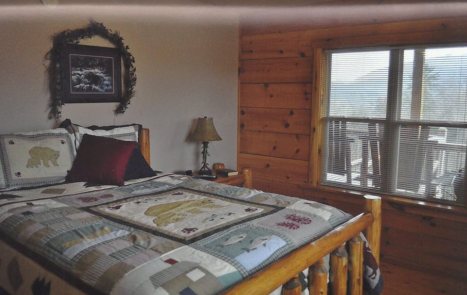 Queen room on first level.