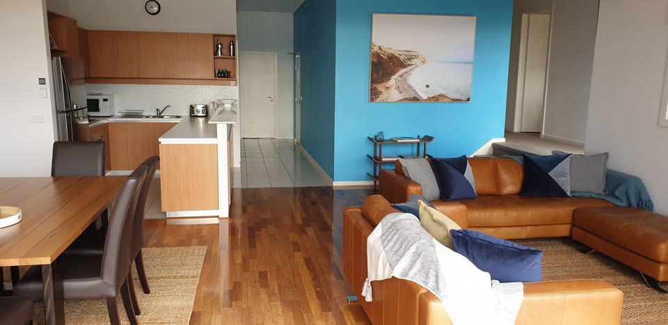 Open plan kitchen, dining and lounge
