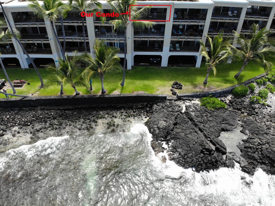You just can't get much closer to the water than this.