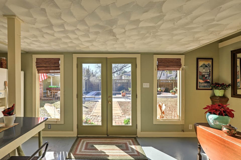 Living Area | Sleeper Sofa | Patio Access