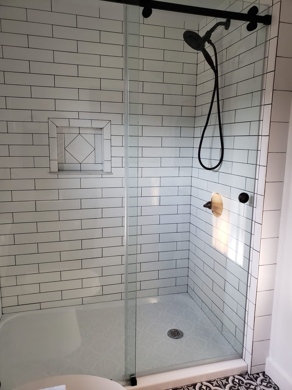 Upstairs Bathroom shower