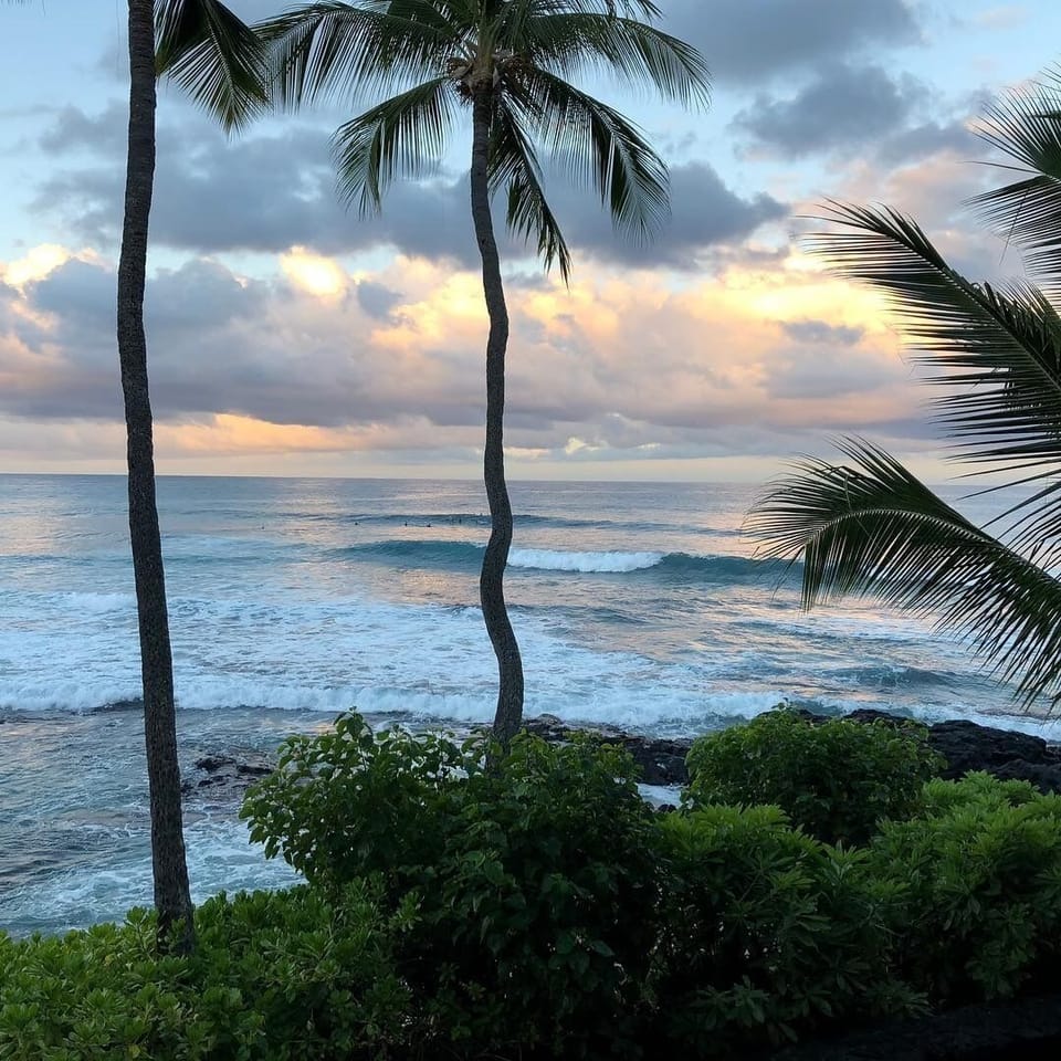 Morning view from the lanai...