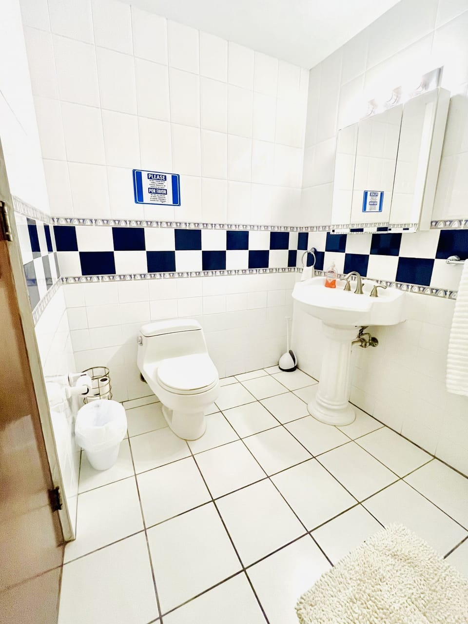 Full bathroom on first floor