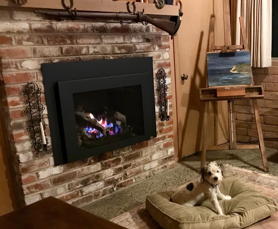 Fireplace in the Study