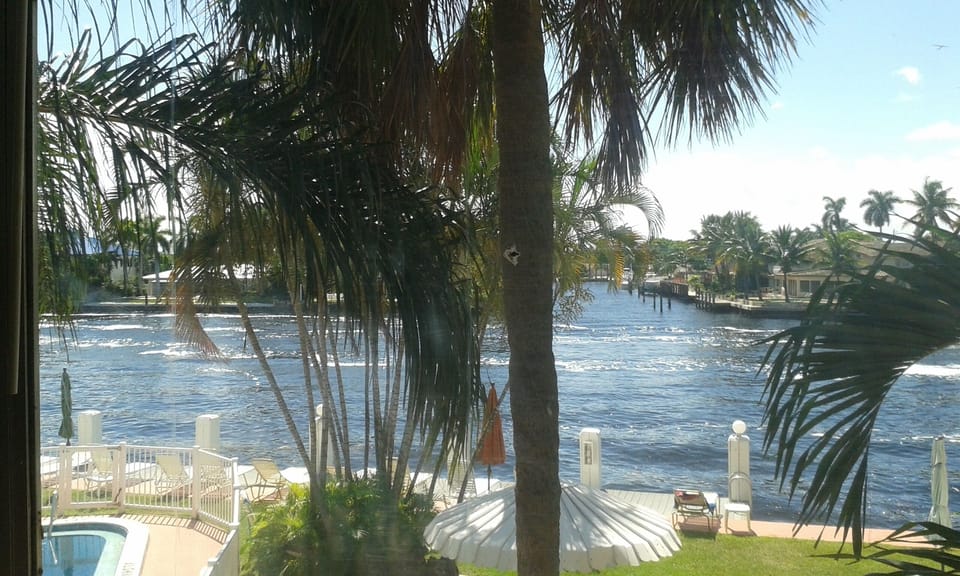 Canal View from living room