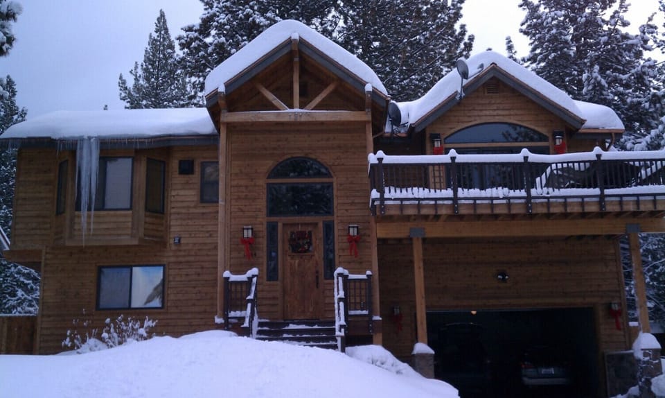Front of home winter