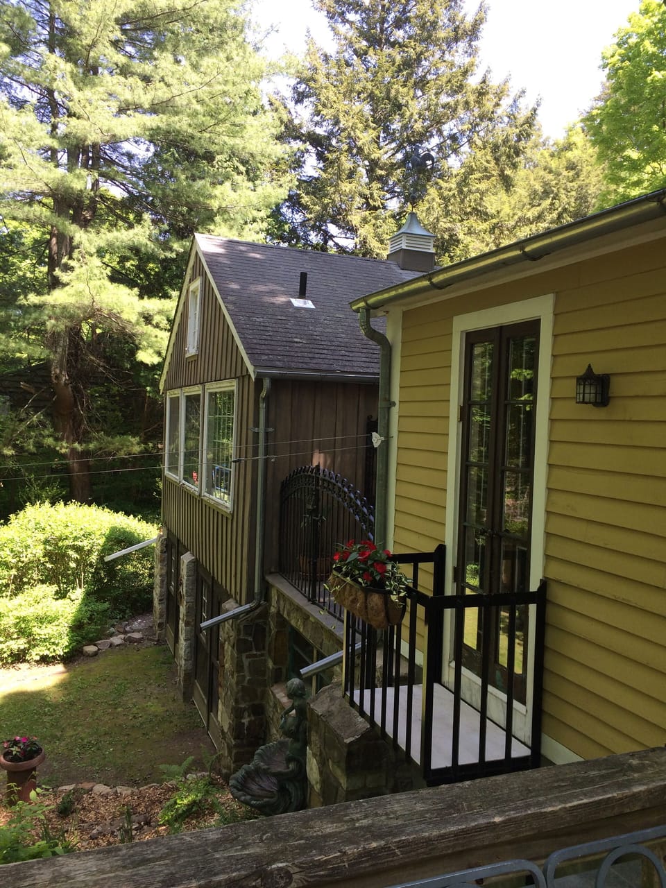 View from rear deck
