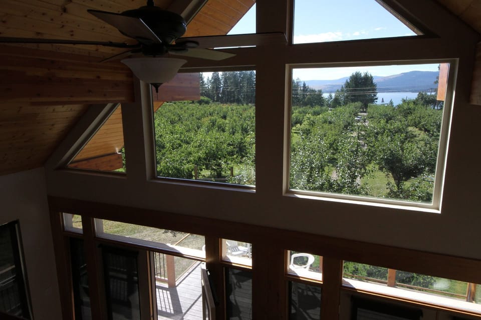 What a View of the Flathead Cherry Orchard and lake!