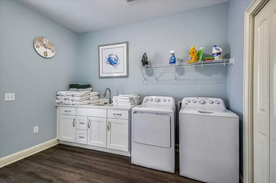 Don't worry about running out of clean towels, just give them a spin.
