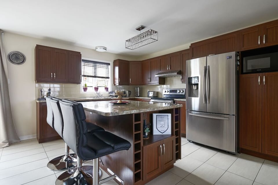 Kitchen with quality appliances