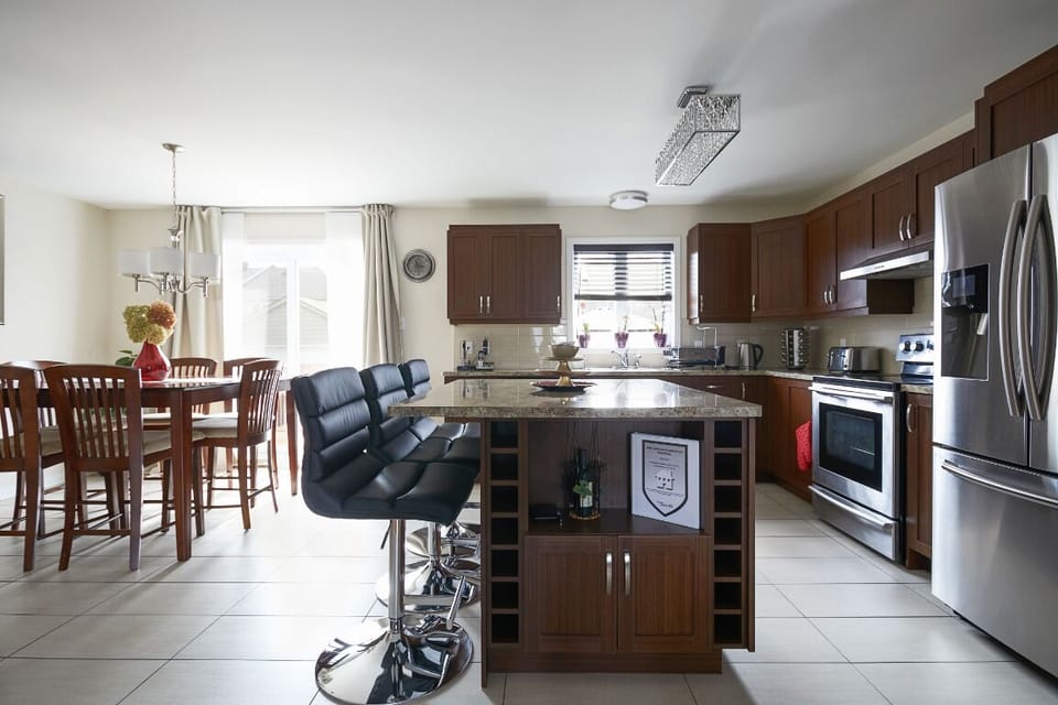 Kitchen with quality appliances