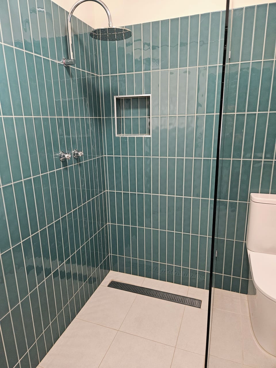 new shower