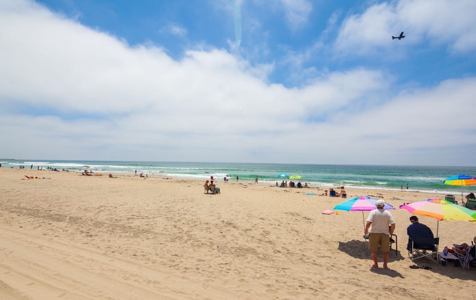 The beach