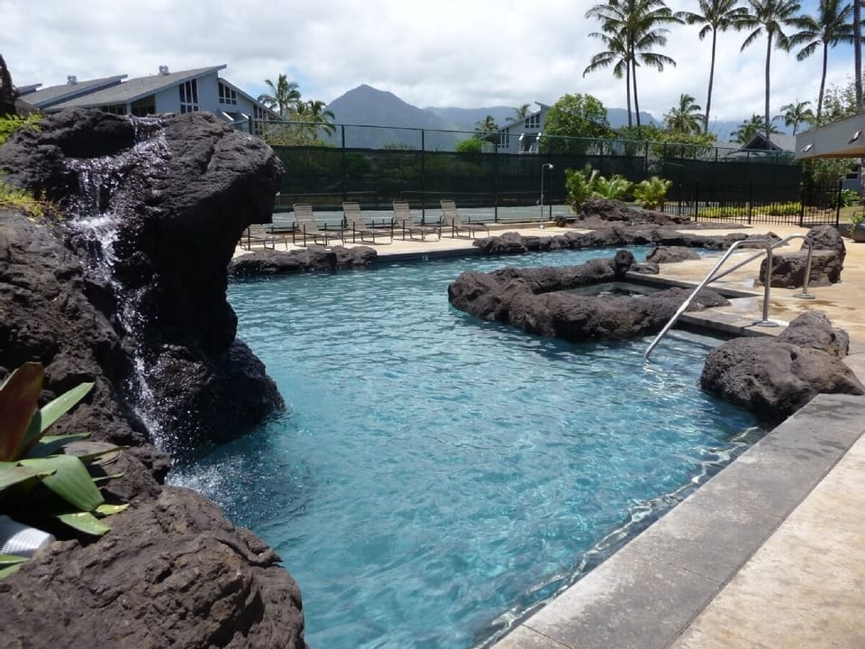 Lovely pool and spa area at The Cliffs