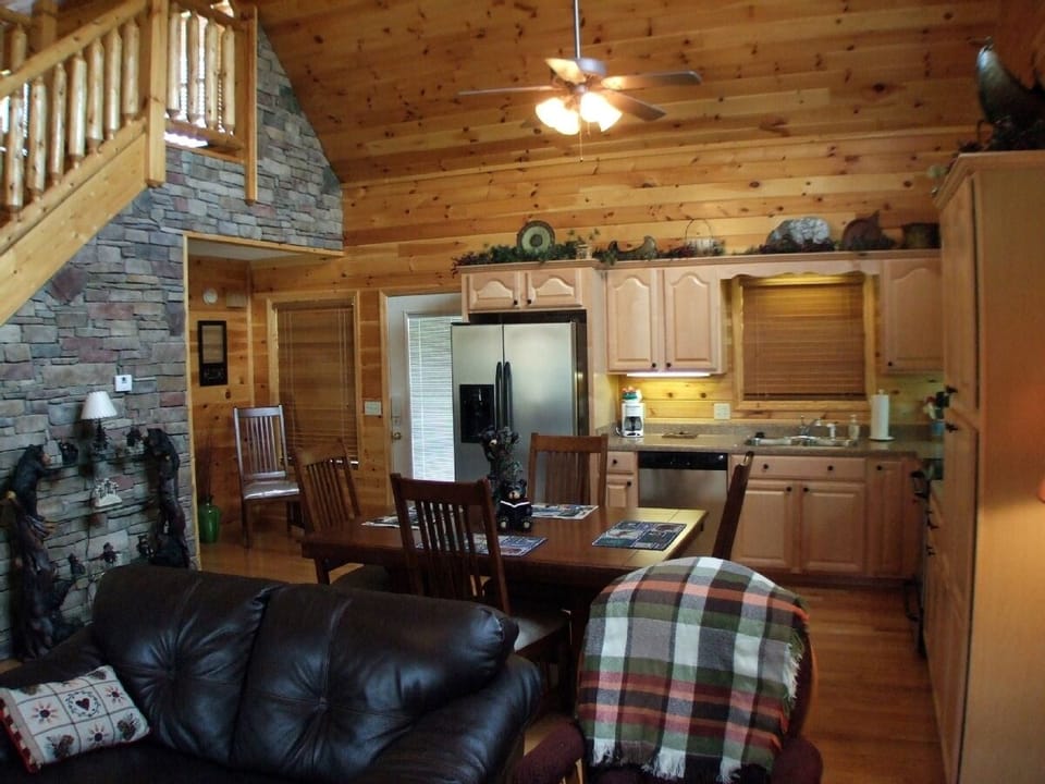 Kitchen view from living room