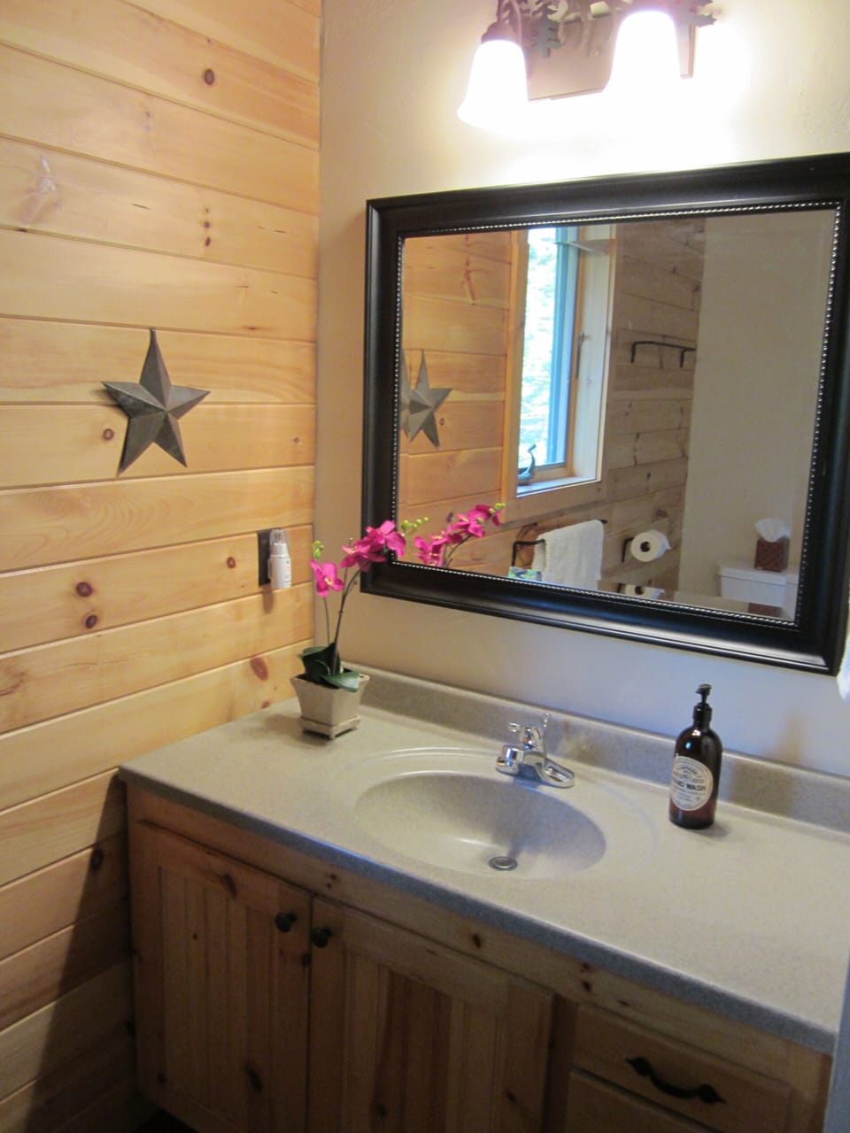 Second floor bathroom vanity